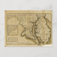 Karte des Staat Maryland (1795)