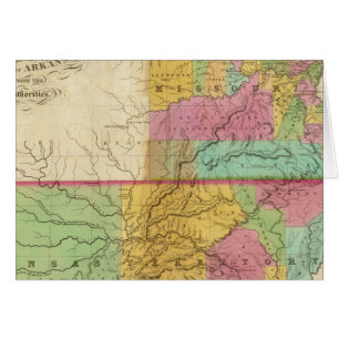 Karte des Staat Missouri