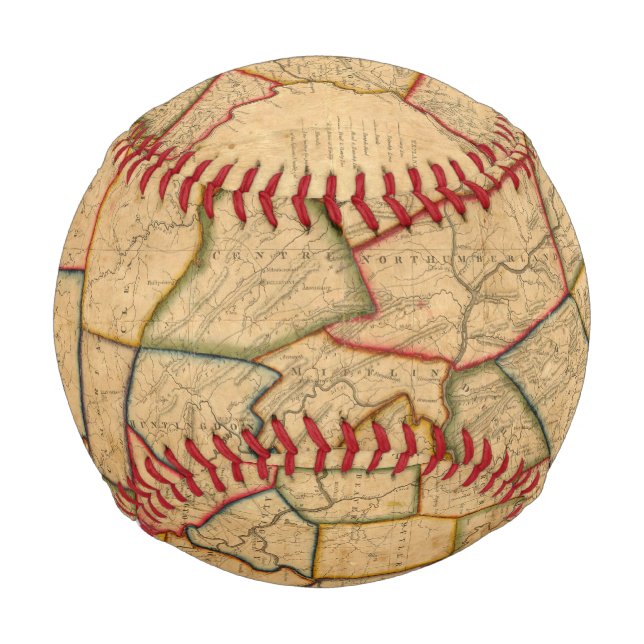 Karte des Staat Pennsylvania Baseball (Vorderseite)