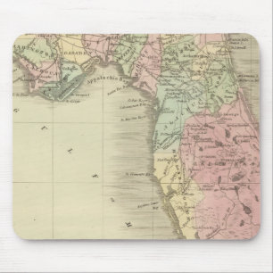 Karte des Staat von Florida Mousepad