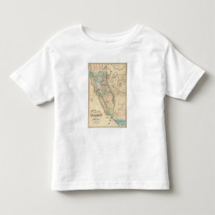 Karte des Staat von Kalifornien Kleinkind T-shirt