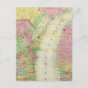 Karte des Staat von Michigan