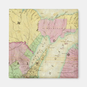 Karte des Staat von Michigan Magnet