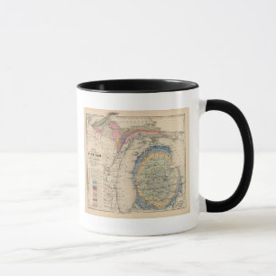 Karte des Staat von Michigan Tasse
