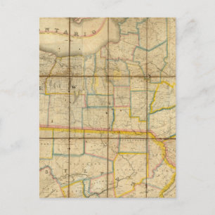 Karte des Staat von New York