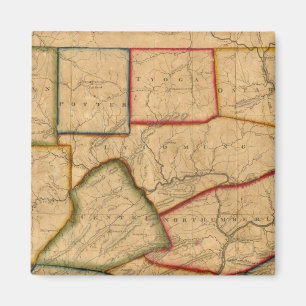 Karte des Staat von Pennsylvania Magnet