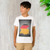Karte des T - Shirt Boys in Deutschland