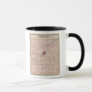 Karte des Tippecanoe-Landkreises Tasse