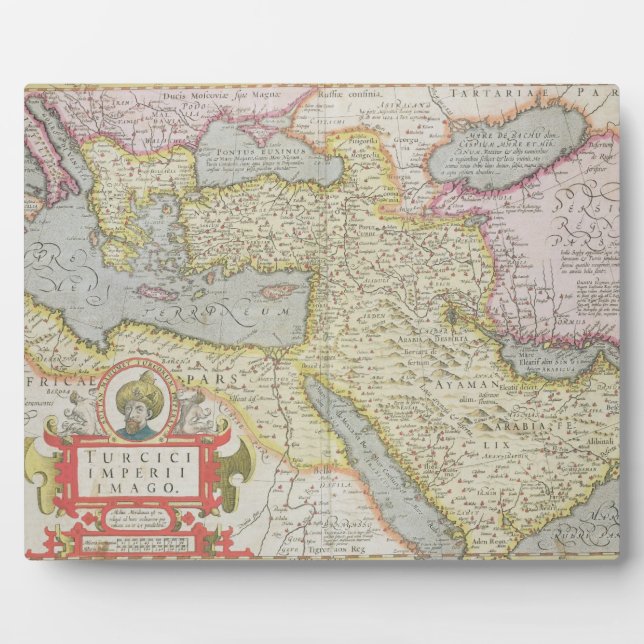 Karte des türkischen Reiches, vom Mercator 'Atla Fotoplatte (Vorderseite)