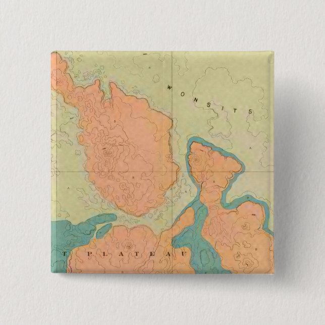 Karte des Uinkaret Plateaus Button (Vorderseite)