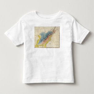 Karte des USA 3 Kleinkind T-shirt