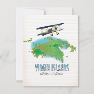 Karte des Virgin Islands National Park