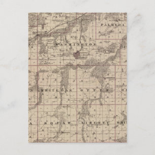 Karte des Warren-Landkreises, Staat von Iowa