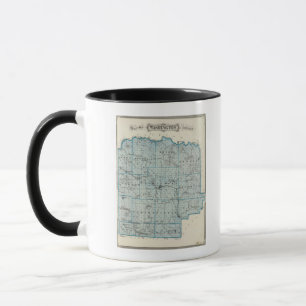 Karte des Washingtoner Landkreises Tasse