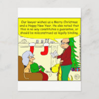 Karte des Weihnachten x08 von unserem Rechtsanwalt