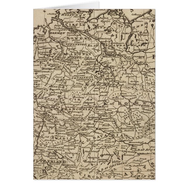 Karte Deutschlands (Vorne)