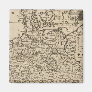 Karte Deutschlands Magnet