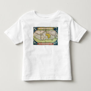 Karte, die Sir Francis Drake entwirft Kleinkind T-shirt