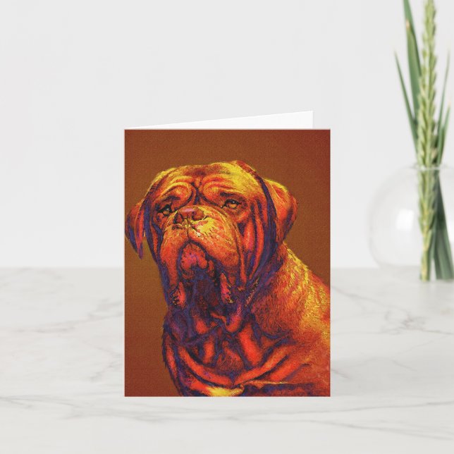 Karte Dogue de bordeaux (Vorderseite)