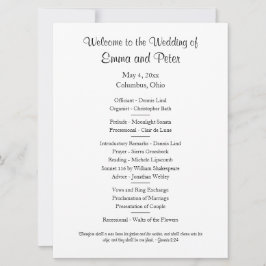 Karte/Download eines einfachen einseitigen Hochzei Einladung