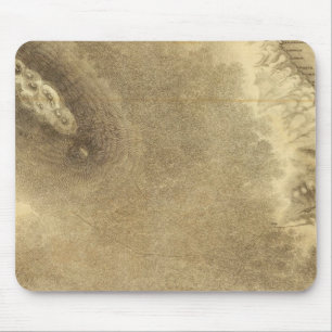 Karte eines Teils der Insel Hawaii Mousepad