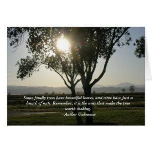 Karte - Einige Familienbäume haben schöne...