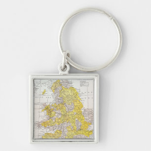 KARTE: ENGLAND U. WALES SCHLÜSSELANHÄNGER