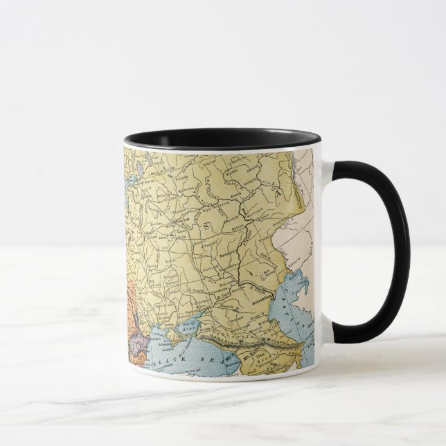 KARTE: EUROPA, 1885 TASSE (Rechts)