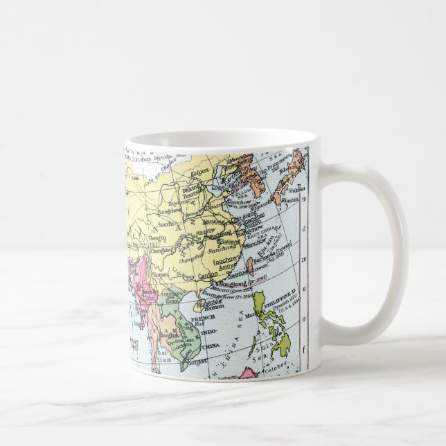 KARTE: EUROPA IN ASIEN TASSE (Rechts)