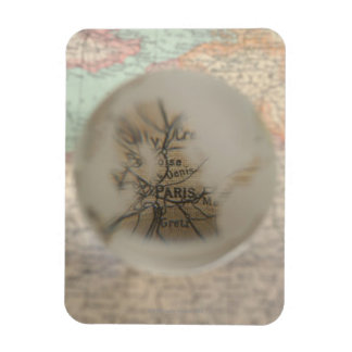 Karte Europas durch Kristallkugel 5 Magnet