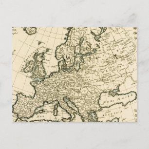 Karte Europas von Guillaume Raynal
