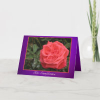 Karte - Feliz Cumpleaños - Rosa Rosa