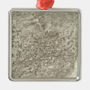 Karte Frankreich 5 Ornament Aus Metall