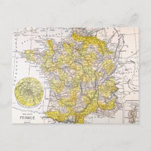 KARTE: FRANKREICH POSTKARTE