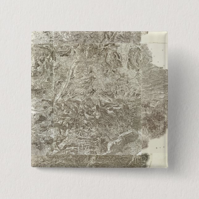 Karte Frankreichs Button (Vorderseite)