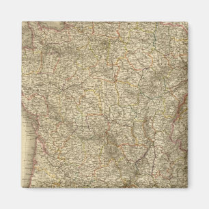 Karte Frankreichs Magnet