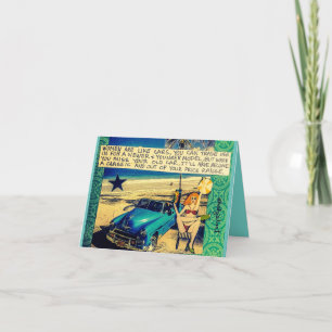 Karte - Frauen sind wie Autos. Du kannst sie einta