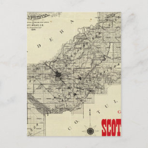 Karte Fresno County, Kalifornien