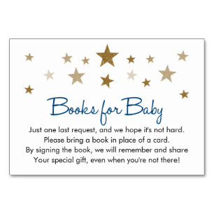 Karte für Babybuch-Geschenk