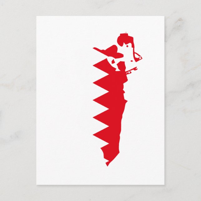 Karte für Bahrain (Vorderseite)