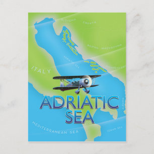 Karte für den Adriakanal