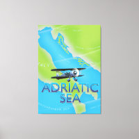 Karte für den Adriakanal