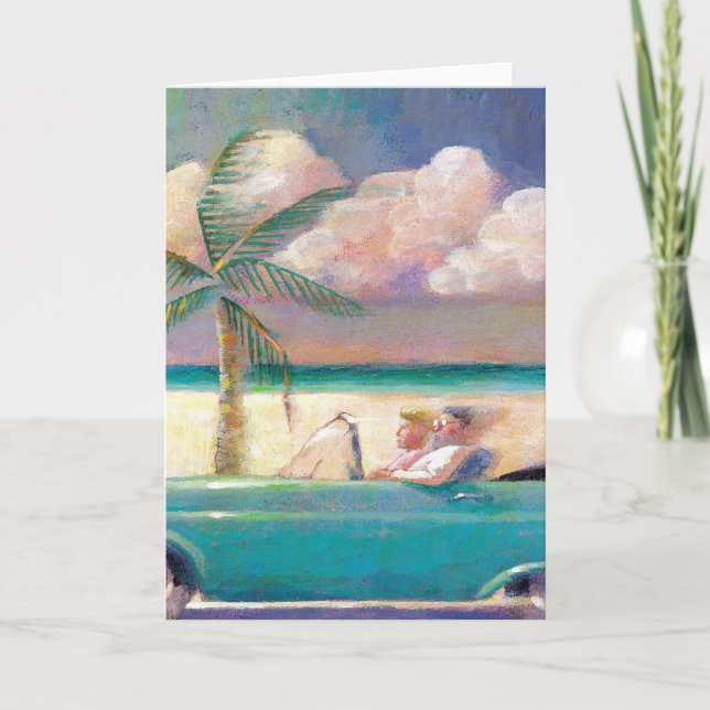 Karte für den Florida Road-Trip (Vorderseite)