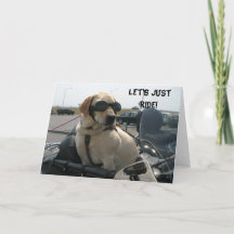 Karte für die Biker-Hunde dieser Welt