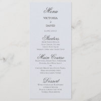 Karte für die Hochzeitsfeier im bezauberten Wald W