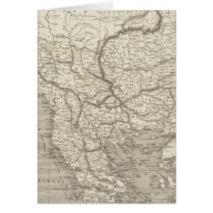 Karte für die Türkei und Griechenland