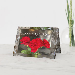 Karte für eine geliebte Person oder Ehe-Verlobung