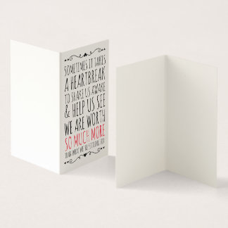 Karte für einen gebrochenen Freund