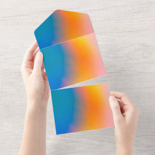 Karte für Einladungen in fester Farbe
