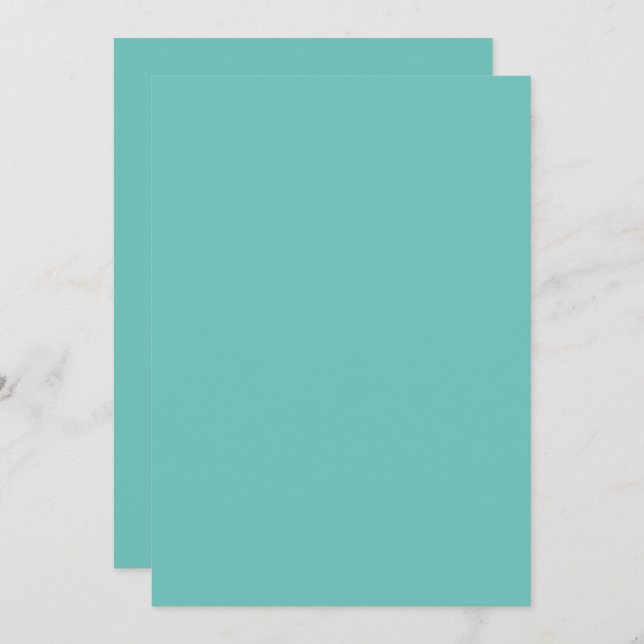 Karte für Einladungen in fester Farbe (Vorne/Hinten)